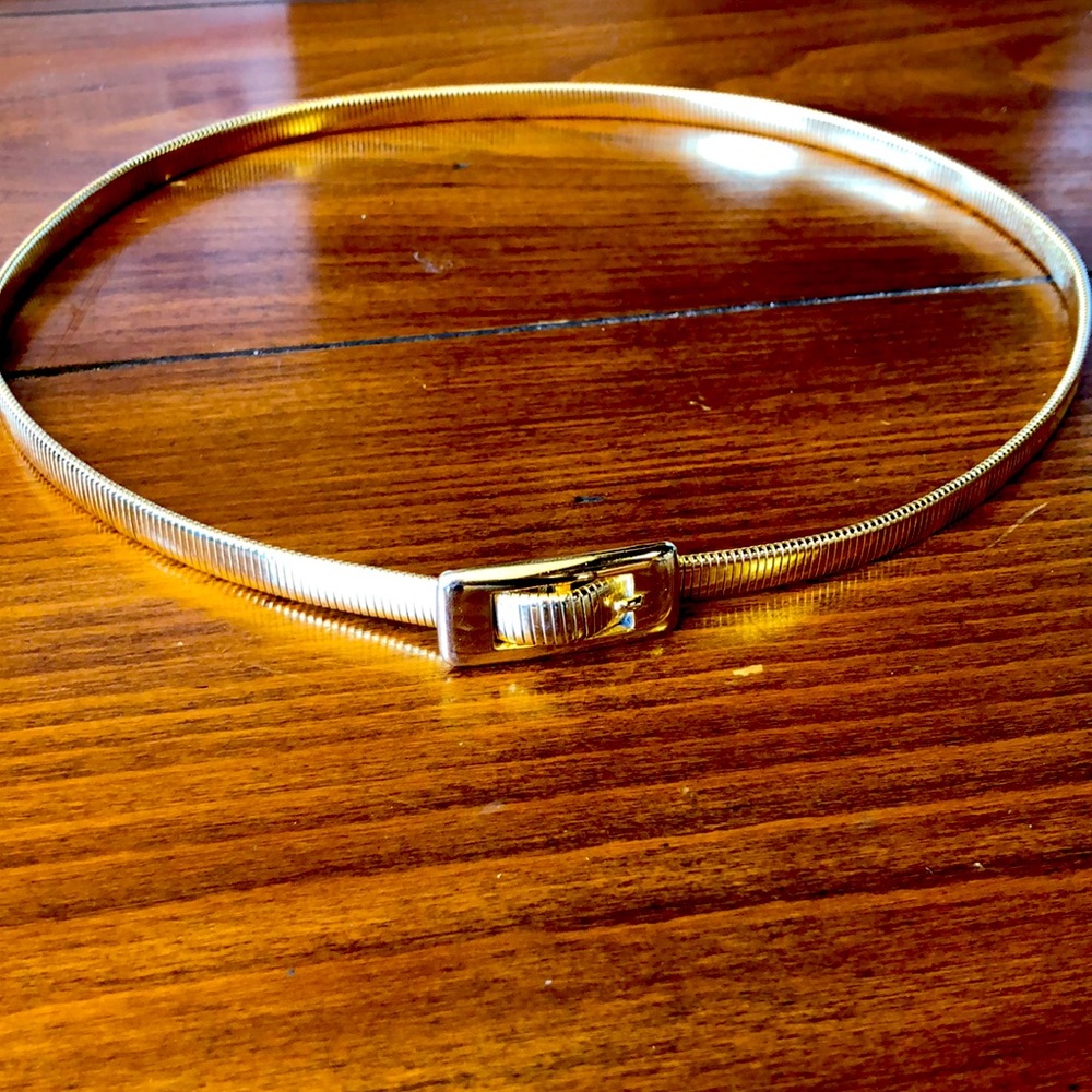 Gold snake belt